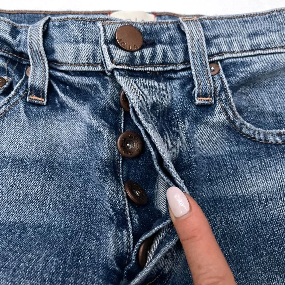 Alice+Olivia $298 AMAZING HIGH RISE GIRLFRIEND JEANS 25 - Picture 7 of 14